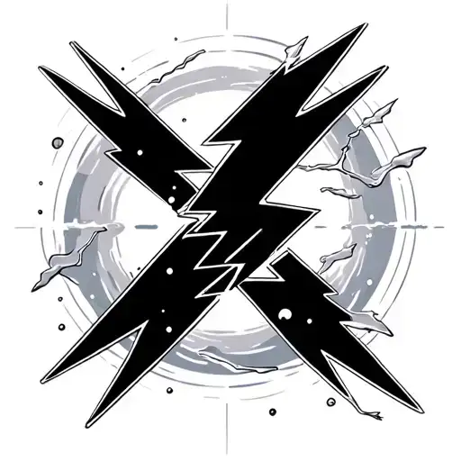 Psychology Water And Lightning Bolt