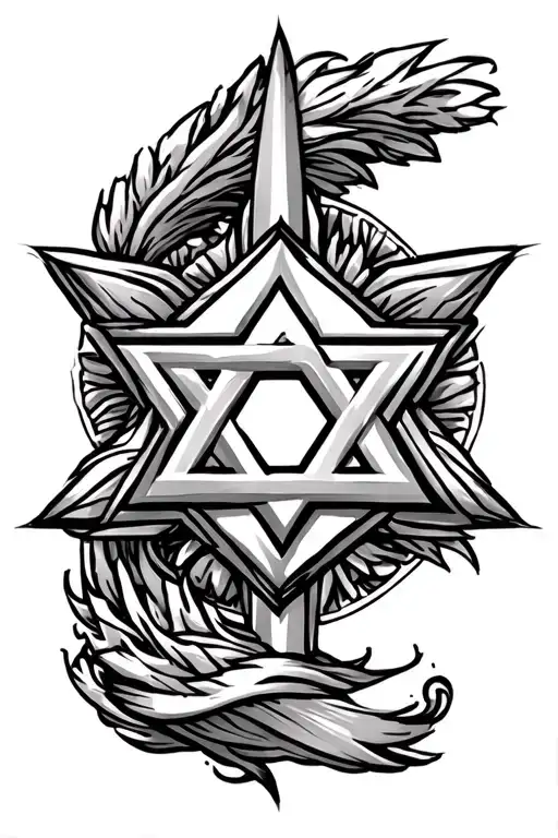 Star Of David Masc Body