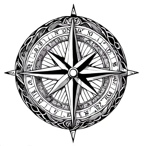 Compass Rose Intertwined