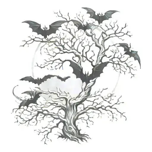 Poisom Tree With Bats