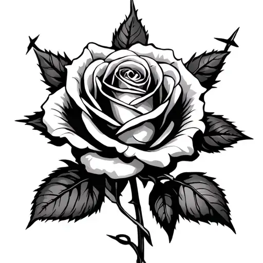 Rose With Barbed Wire