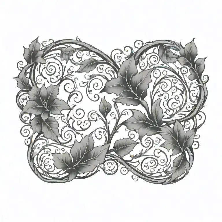 From Collarbone To Collarbone Like A Necklace Vines Wrapping Around