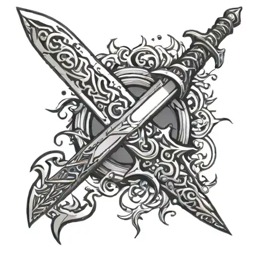 Just 1 Sword Without Background