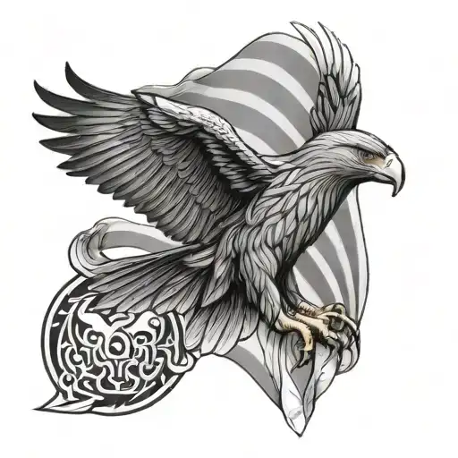 Golden Eagle On Circassian Flag