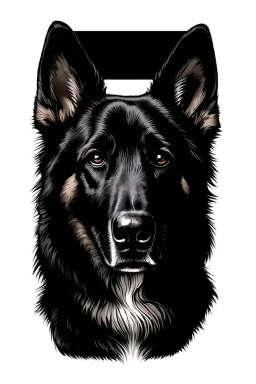 St Christopher And German Shepherd Sleeve