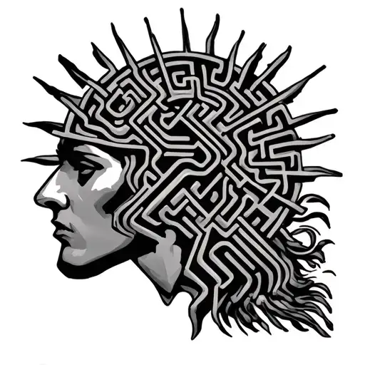 Maze With Bryce In It And A Sun Ray