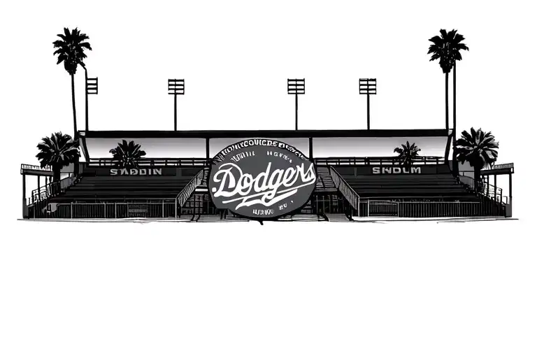 Dodgers Stadium Palm Trees