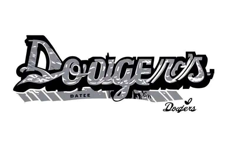 Dodgers With California Scene