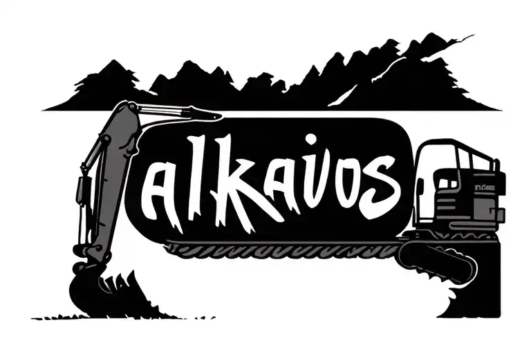 Alkaios Kids Name With Excavator