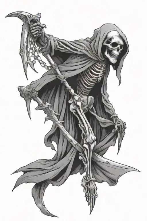 Skeleton Reaper Standing