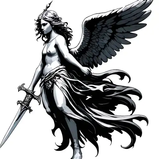 Arch Angel With Sword