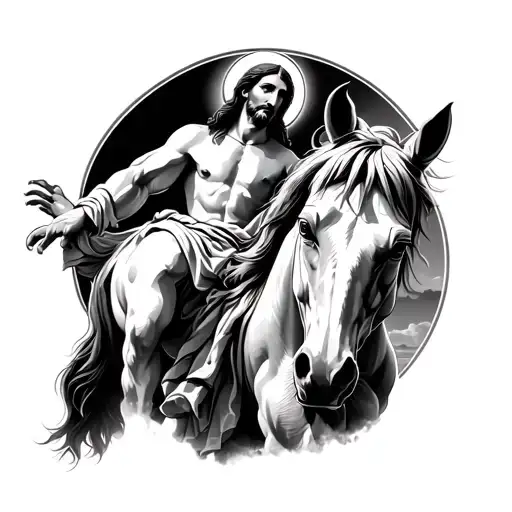 Jesus On White Horse
