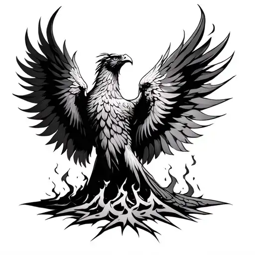 Phoenix Rising From The Ashes