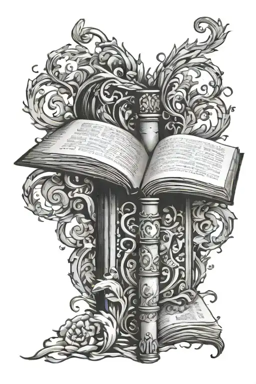 Whimsical Arm Sleeve Fantasy Book