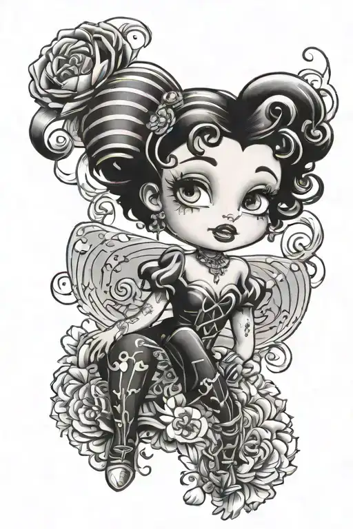Goth Betty Boop