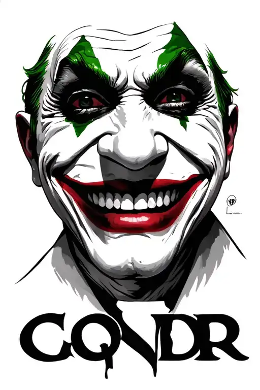 Joker Heavy Smile Realistic