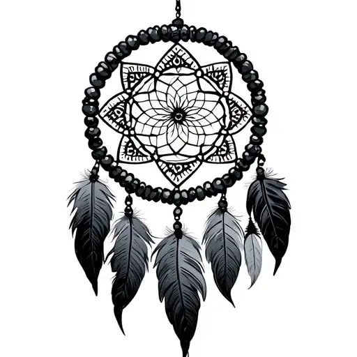 Beaded Dreamcatcher Hanging