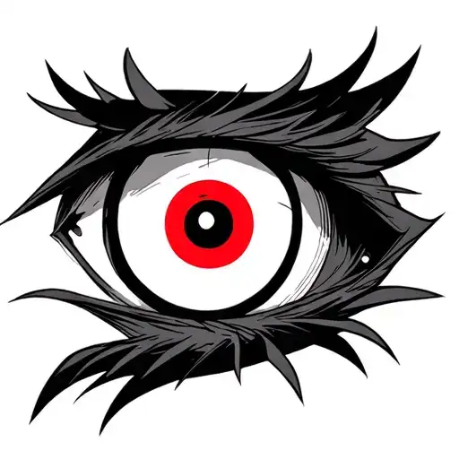 The Sharingan Eye Of Itachi Uchiha