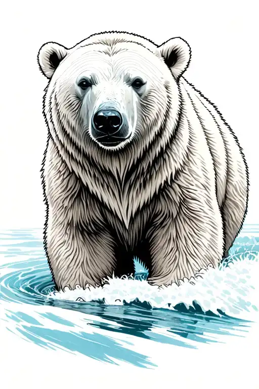 Polar Bear In The Wild