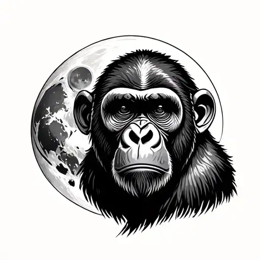 Sad Ape Think Love You To The Moon