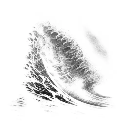 Ocean Wave And Surfing