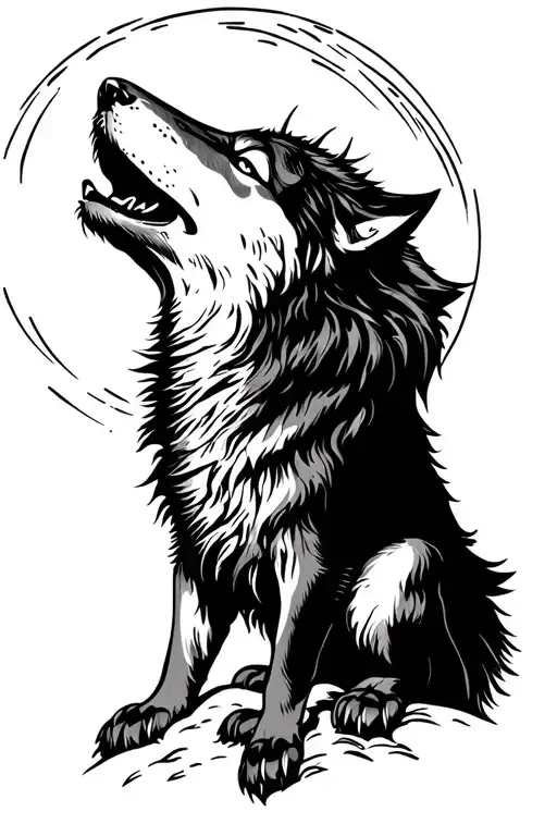 1977 Wolf Howling At The Moon