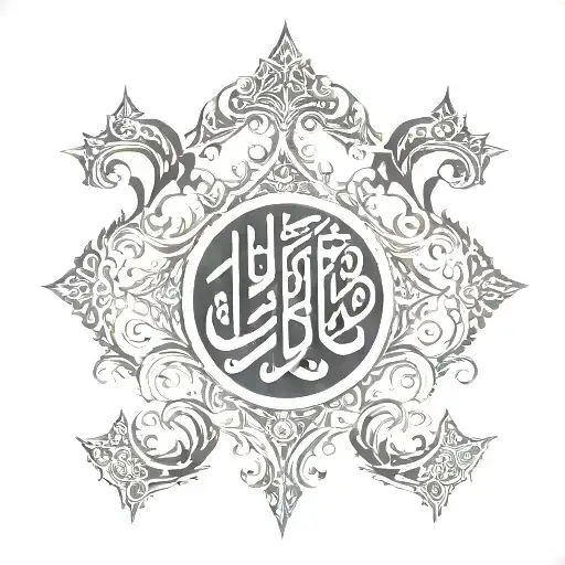 Incorporate Arabic Calligraphy Into A Bozkurt Design