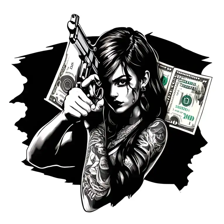 Guns Money Gangster Girl