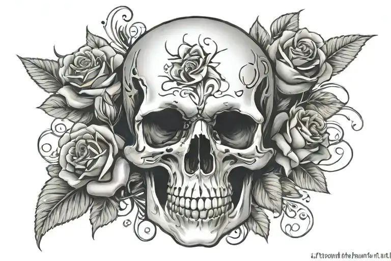 Skull And Roses