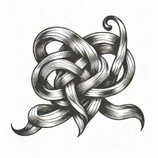 Father Daughter Knot Intertwined