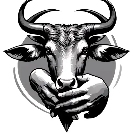 Taurus Symbol For Women Holding Hands