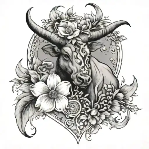 Taurus Zodiac Music Sweet Pea Daisy Heart