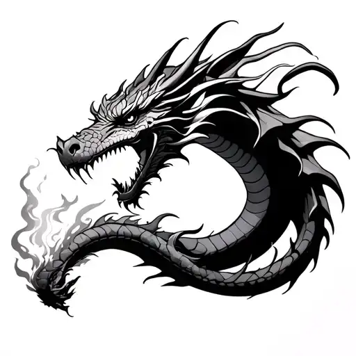 Dragon Breathing Fire