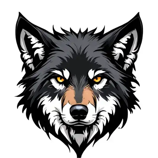 Simple Dark Beast Shadow Wolf