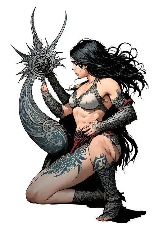 Warrior Who Lays Down Her Arms