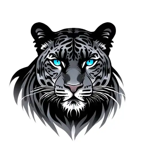 Blue-eyed Black Jaguar