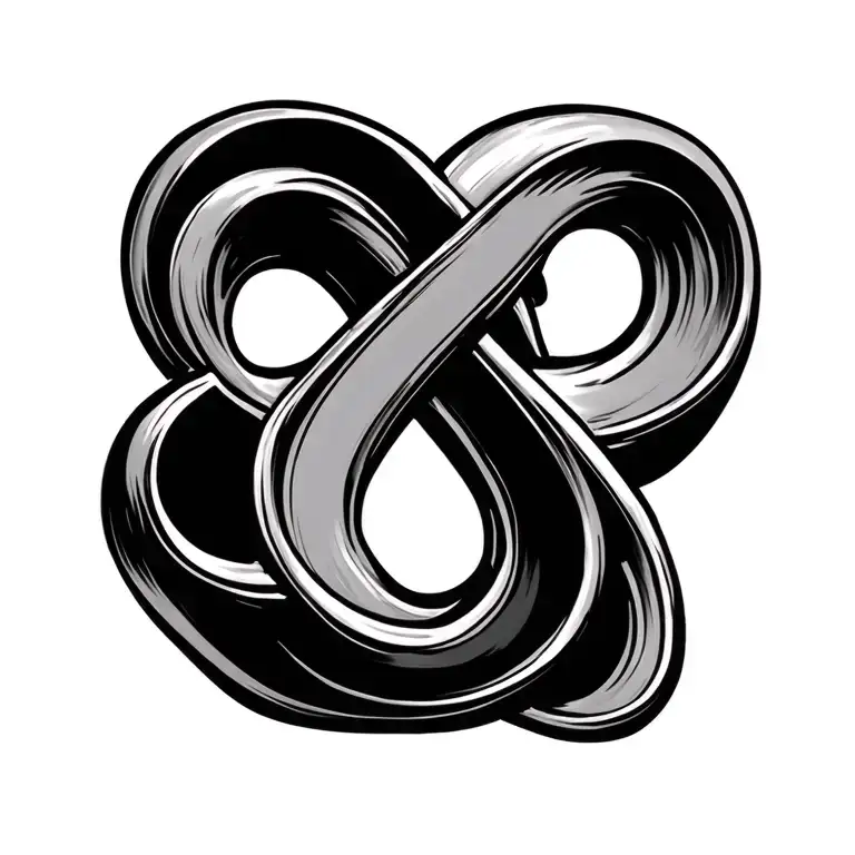Infinity Symbol With C And A