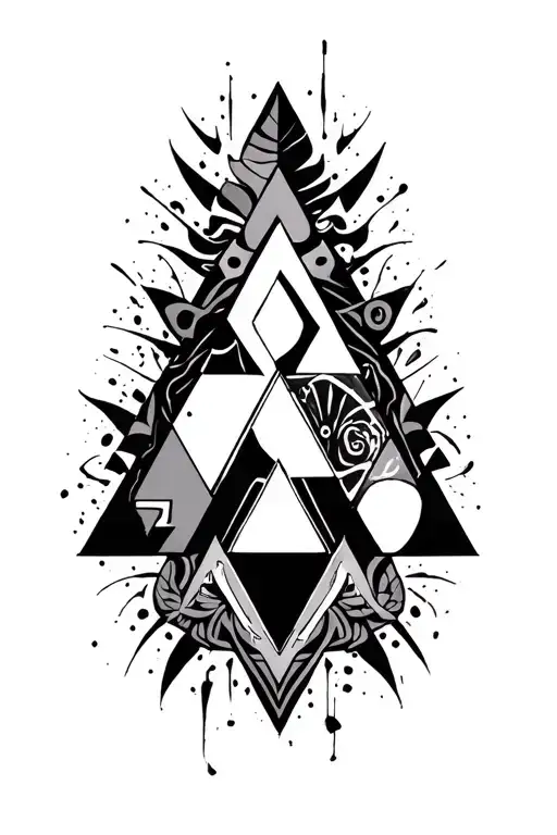 Multiple Triangles With Different Designs