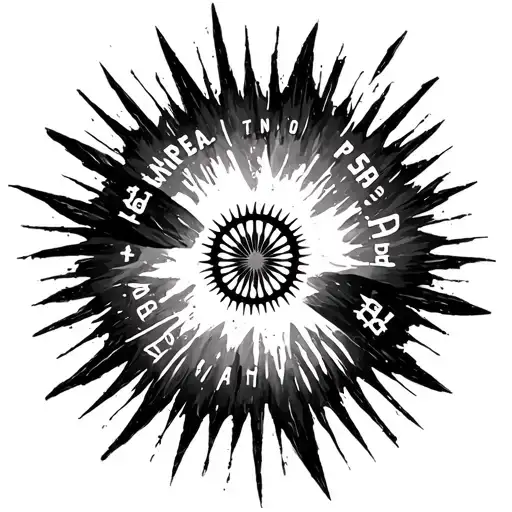 Filipino Flag With Motivational Words And Symbols