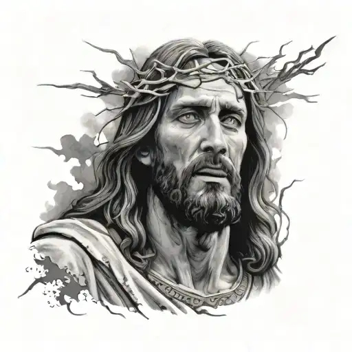 Realistic Jesus Christ In Pain