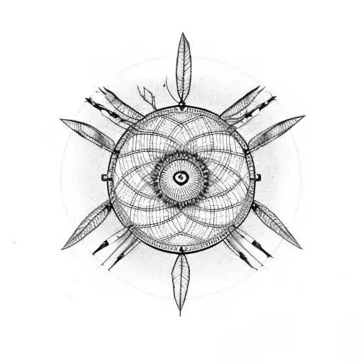 Dreamcatcher In Zen Circle