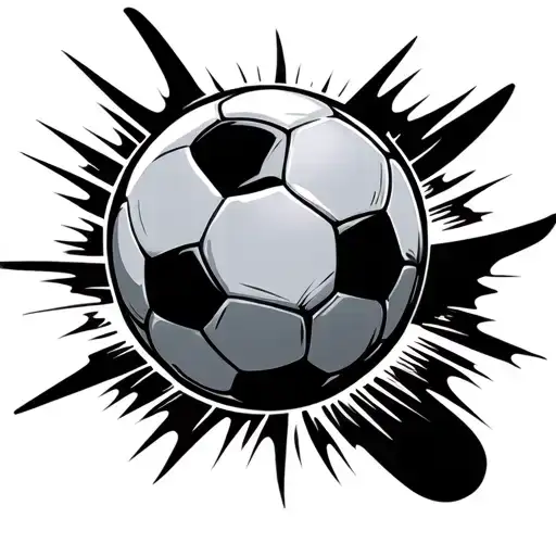 Soccer Ball With Aura