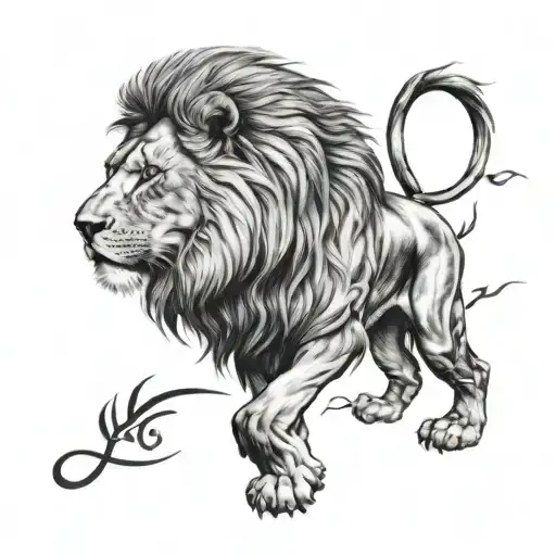 Lion Wearing