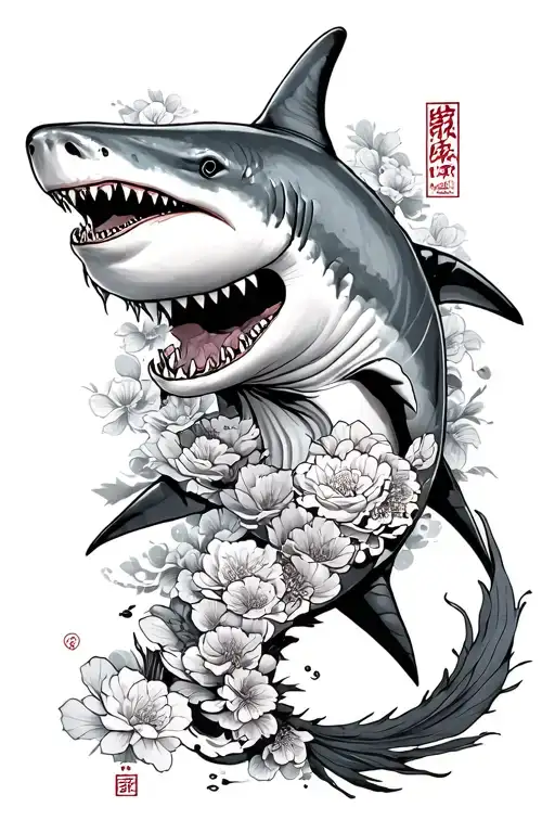 Shark & Japan Style & Lettering Victoria Steep