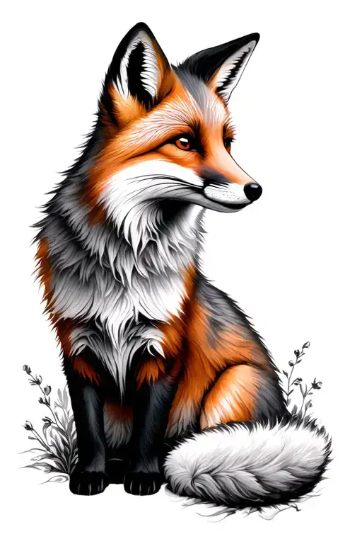 Birth Animal Fox Curled