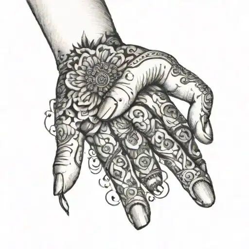 Hand With Nail Through The Palm