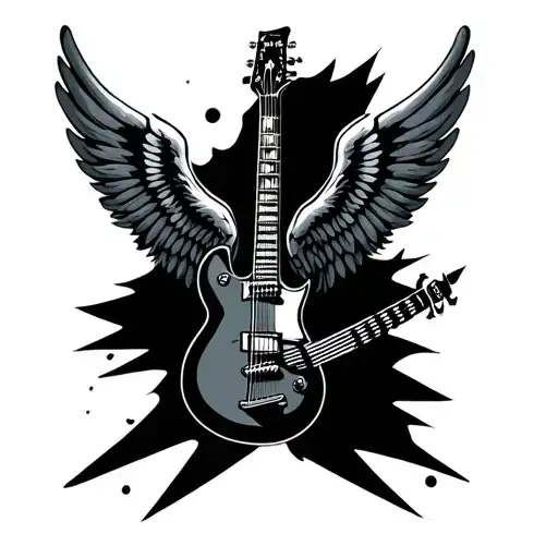 Guitar With Wings