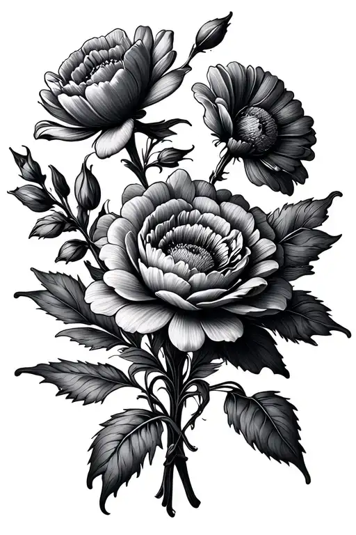 Birth Flower Bouquet