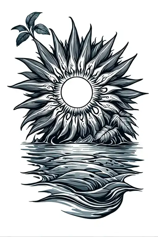 Polynesian Sea Sun Water Nature