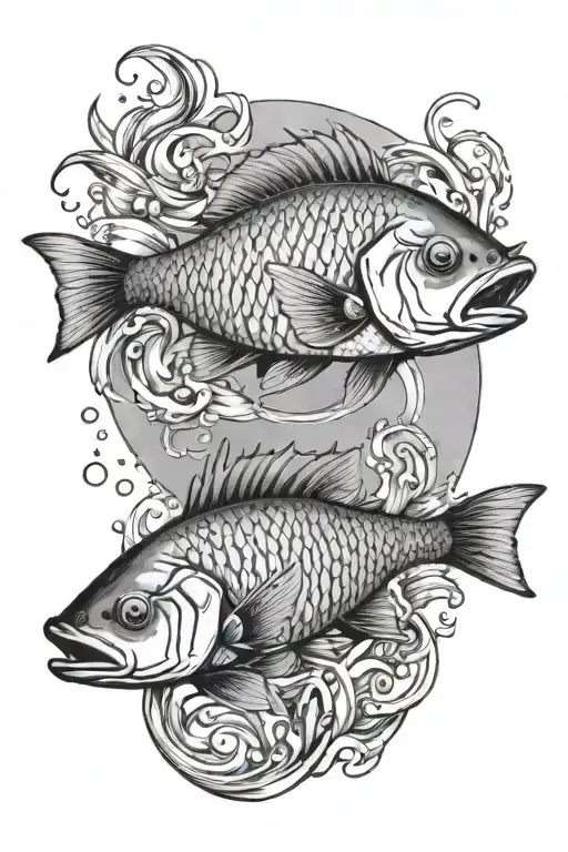 Sun Sea Fishing Fish